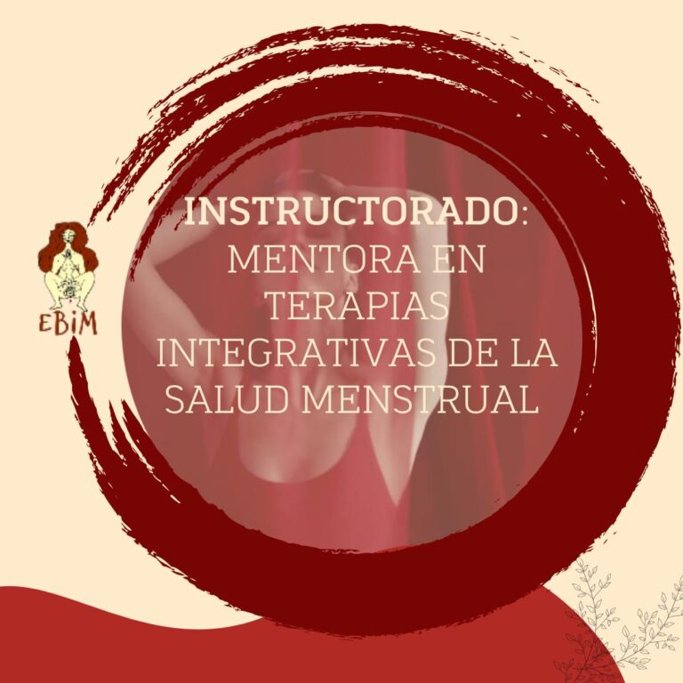 Mentora en Terapias integrativas para la Salud menstrual – Cohorte 01